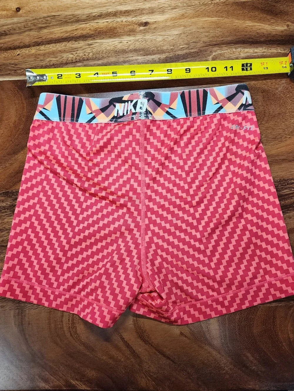 Nike Pro Pink Geo Print Compression Shorts